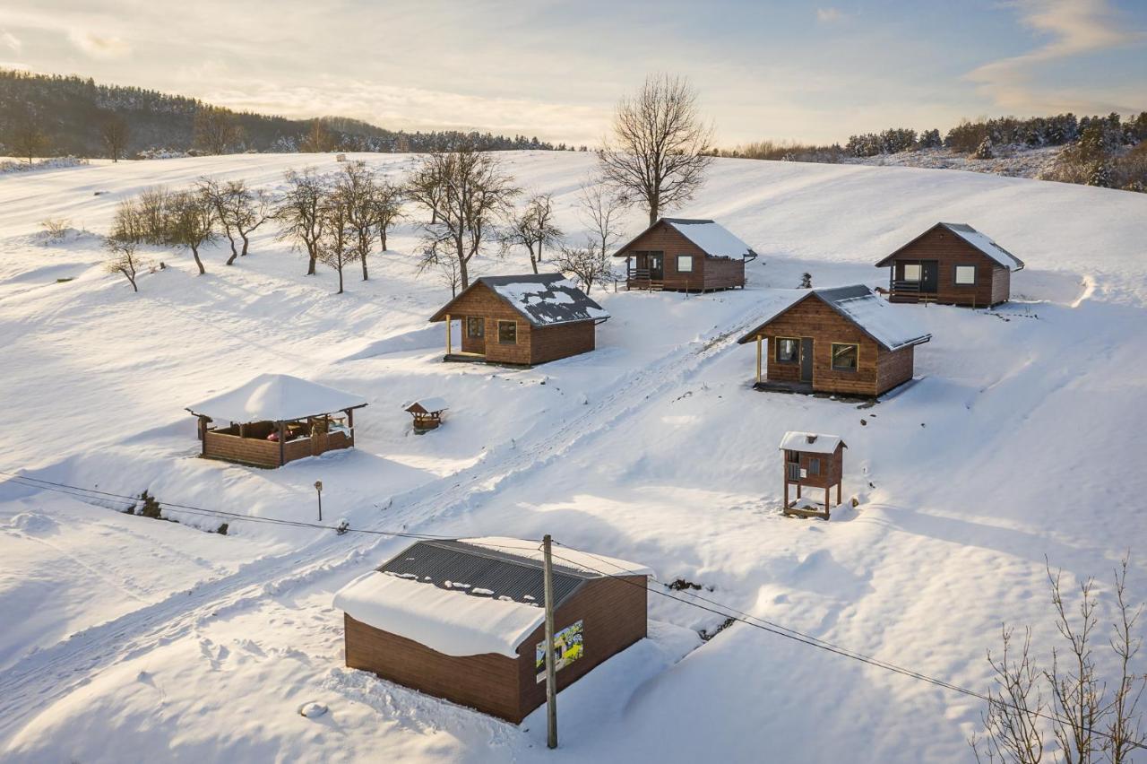 Вилла Domki Pod Roztoczka Hoczew Экстерьер фото